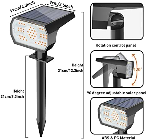 NYMPHY Solar Lights Outdoor Waterproof - 6 Pack (Warm White) - Image 5