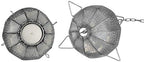 Lal Haveli Silver Color Hanging Moroccan Candle Lantern Holders Set of 3 Pcs - Image 4