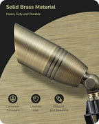 EDISHINE Low Voltage Landscape Spotlights Outdoor, 3CCT MR16 Bulb Included - Image 2