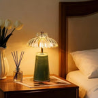 MJ PREMIER Battery Operated Lamp, Small Cordless Lamp with Timer, Green - Image 4
