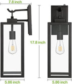 hykolity Large Dusk to Dawn Outdoor Lighting, 18 Inch Outdoor Wall Lights - Image 5