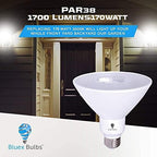 6 Pack High Power Outdoor PAR38 17W 170Watt Equivalent 1700 Lumens LED Dimmable Flood Light Bulb Waterproof E26 4000K Cool White LED Flood Light Bulbs Security Backyard Garage Led Spotlight Bulbs - Image 3