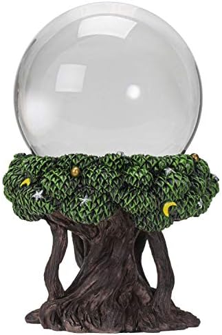 Pacific Trading Tree of Life Gazing Ball Outdoor Garden Decorations, Hand Painted Durable Mirror Globe Home Decor, 8.5 Inches - Image 7
