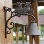 Dinner Bell,Cast Iron, Wall, Doorbell Hand Classic Decoration Wind Chime Hanging Fit - Image 3