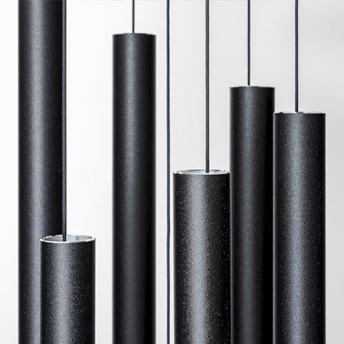 Corinthian Bells by Wind River - 74 inch Black Wind Chime for Patio, Backyard, Garden, and Outdoor Decor (Aluminum Chime) Made in The USA - Image 4