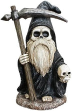 OrnamentallyYou Grim Reaper Gnome Figurine 7", Gothic Occult Statue Yard Decoration - Image 6