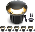 Gardenreet Outdoor Well Lights Low Voltage - Solid Brass 12V All Weather Ip65 Inground Lighting, LED Fixture, Antique Bronze for House Garden Path with 4000K Neutral White MR16 Bulb by Gardenreet
