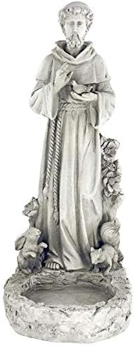 Design Toscano Francis of Assisi Reflection Pool Outdoor Garden Statue by DesignToscano