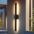 40.1inch Long Outdoor Modern LED Wall Light, Waterproof IP65 Warm White Led Wall Mount Lighting Fixture Black Outdoor Wall Sconces Outside Lights for House Garage Front Door Patio 1Pack by SIONLOM