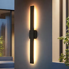 40.1inch Long Outdoor Modern LED Wall Light, Waterproof IP65 Warm White Led Wall Mount Lighting Fixture Black Outdoor Wall Sconces Outside Lights for House Garage Front Door Patio 1Pack by SIONLOM