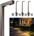 Gardenreet Solid Brass Low Voltage L-Shaped Path Light, Bronze, Wired,4Pack by Gardenreet