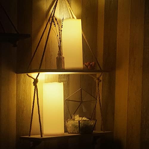Large Outdoor Battery Operated Flameless Candles Remote 4”x10” 2 PCS White - Image 4
