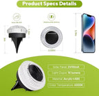 8 Pack Solar Ground Lights Outdoor, Pathway Lights, Cold White - Image 5