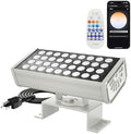 Wall Washer Light – Smart LED Landscape Spotlights with 6CCT Adjustable Color Temperature, Dimmable 1%-100%, Waterproof IP65, RF Remote & App Control, Timer Function, Easy Installation by Unknown