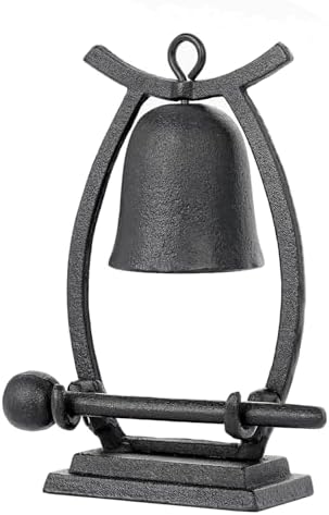 Sungmor Cast Iron Dinner Bell with Striker - Vintage Design - Image 2