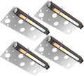 4-Pack 7 Inch Retaining Wall Lights, 5W 200LM LED Hardscape Lighting Swivel, 2700K-5000K Selectable,12-24V AC/DC, IP65 Waterproof Low Voltage Step Lights Outdoor, ETL Certified by Sofiton