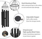 Personalized Memorial Wind Chimes, Fishing in Heaven, Sympathy Wind Chime 36inch, in Loving Memory for Loss of Loved Grandpa/Dad Loves Fishing, Memorial Gifts - Image 4