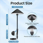 ZZXX All-in-One Low Voltage Landscape Lighting Kit, 5W Outdoor Lights 2700K - Image 6