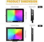 RIGIDON 1 Pack 100W RGB LED Flood Light Outdoor, 16 Colour Changing Light - Image 3