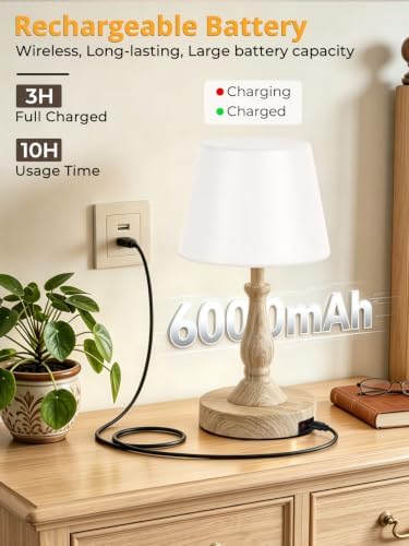 Yochoice IP65 Waterproof Shower Lamp, Rechargeable Cordless Bathroom Lamp - Image 5