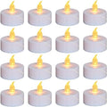 Nancia LED Tea Lights Battery Operated Flameless Candles 200Pack WarmYellow by NanciaFlamelesscandles