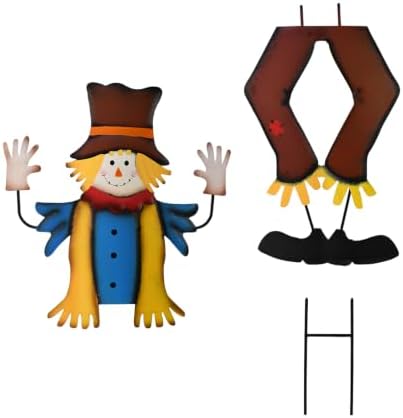 Fall Yard Stakes Sign Decorative Scarecrow Garden Stake Fall Decor Outdoor - Image 4