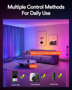 Lumary Smart RGBAI Wall Washer Lights 3200Lm, IP65 Waterproof, 41Ft, 4 Pack - Image 4
