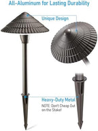 LEONLITE 4-Pack LED Low Voltage Landscape Path Lights, 12-24V AC/DC, 4000K - Image 2