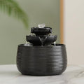 Outdoor and Indoor Water Feature Fountain Waterfall Tabletop Desktop mini Ceramic Garden Fountain (Black A172) by Unknown