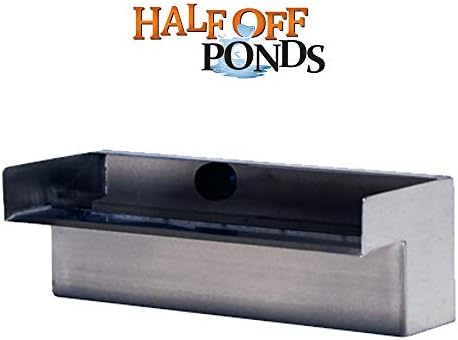 12" Stainless Steel Spillway for Pondless Waterfalls and Water Features - Image 5