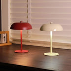 Cordless LED Mushroom Table Lamp, 5200mAh Battery, Dimmable 3 Color, White - Image 2