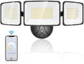 Onforu 100W Smart Flood Lights Outdoor, 3 Adjustable Heads, 9000LM Dimmable Hardwired Security Light, WiFi Alexa Control Floodlight, 2700K-6500K Tunable by Onforu