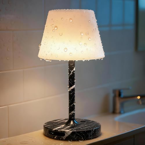 SAIWEYA Outdoor Waterproof Shower Lamp, 5200mAh Rechargeable Bathroom Lamp by SAIWEYA