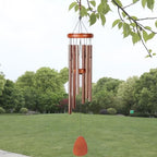 Music Aluminum Tube, Metal Antique Copper Wind Chime Decoration, Home Decoration, Creative, Silver - Image 4