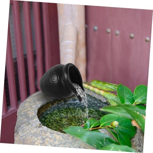 Ceramic Fountain Jar for Outdoor Water Circulation, 8mm Tube - Image 3