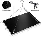 Diboys LED Grow Light for Indoor Plants, 45W Plant Lights Full Spectrum Panel Grow Light for Seedlings, Succulents, Micro Greens, Vegetable and Flower, 2 Pack - Image 7