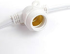 Novelty Lights 25 Feet Heavy Duty PVC Light String, 25 E17 Sockets by NoveltyLights-LightExperts