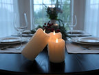 Flameless Pillar Candles Flickering with Remote Timer, Battery Operated LED Candles Up to 400 Hours, 3D Moving Flame Real Wax Candles. (Ivory with Dripping Tear) - Image 5