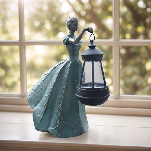 Sheaifun Solar Garden Fairy Statue Outdoor Decor for Outside with Lights - Image 3