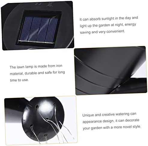 Solar Garden Lights with Watering Can Design Outdoor LED Decorative Lanterns Solar Powered for Patios and Gardens 1-Pack - Image 2