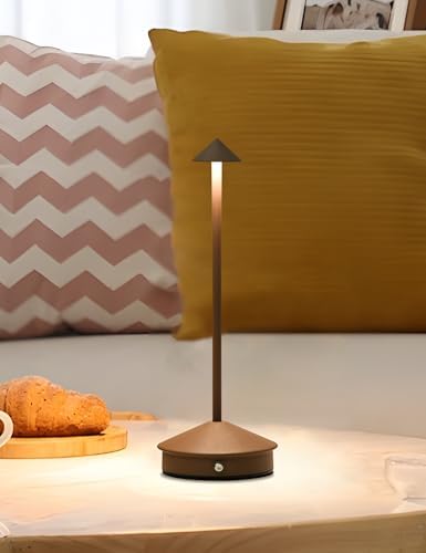 LED Rechargeable Cordless Table Lamps Brown - Image 6