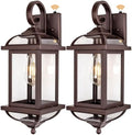 Bronze Dusk to Dawn Outdoor Lighting 18” Exterior Light Fixtures by DiscoverBeautyofLighting