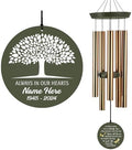 Personalized Life Tree Wind Chimes Dragonfly Windchime Outside by ExtrabilyOfficial