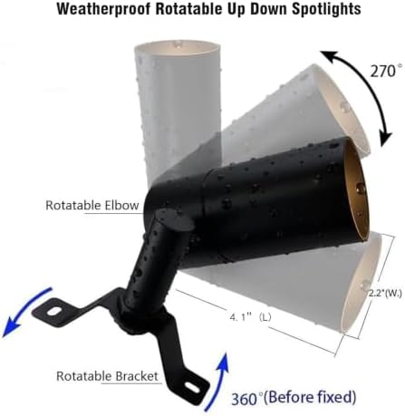 Arrownine Low Voltage Landscape Lighting Down Up Lights Outdoor Moonlights - Image 4