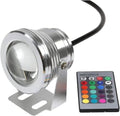 Submersible LED Light - Outdoor Recessed Spot Light, 10W RGB Remote Control Outdoor Landscape Lights,Waterproof IP68 LED Fountain Light, Underwater Pond Spotlight, for Swimming Pool by Unknown