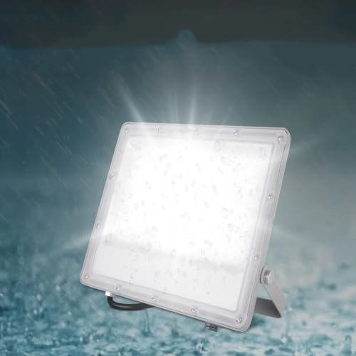 5PCS Flood Light, 50W Ultra Thin Waterproof Wall Lamp for Garden Garage - Image 6