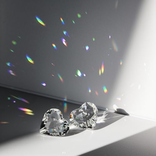 Set 7 Crystal Sun Catcher Prisms and 24pcs Crystal Heart Prisms - Image 6
