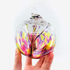 Luke Adams Handmade Glass Gazing Balls for Garden – Hand Blown Glass Gazing Ball for Yard Décor – Decorative Garden Globe (Bloom) - Image 3