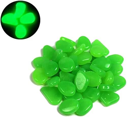 Tophacker Luminous Stones, Pebbles Glow Stones, Glow in The Dark Garden Pebbles, Luminous Stones Rocks for Walkways Garden Path Patio Lawn Garden Yard Decor (Color : B, Size : 500 pcs) - Image 2