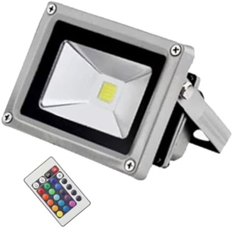 Floodlights - Landscape Light, IP67 Outdoor Waterproof LED Landscape Tree Spotlights, Adjustable RGB Color-Changing Spotlight, for Green Illumination of Trees(RGB+Remote Control,50W) by Unknown